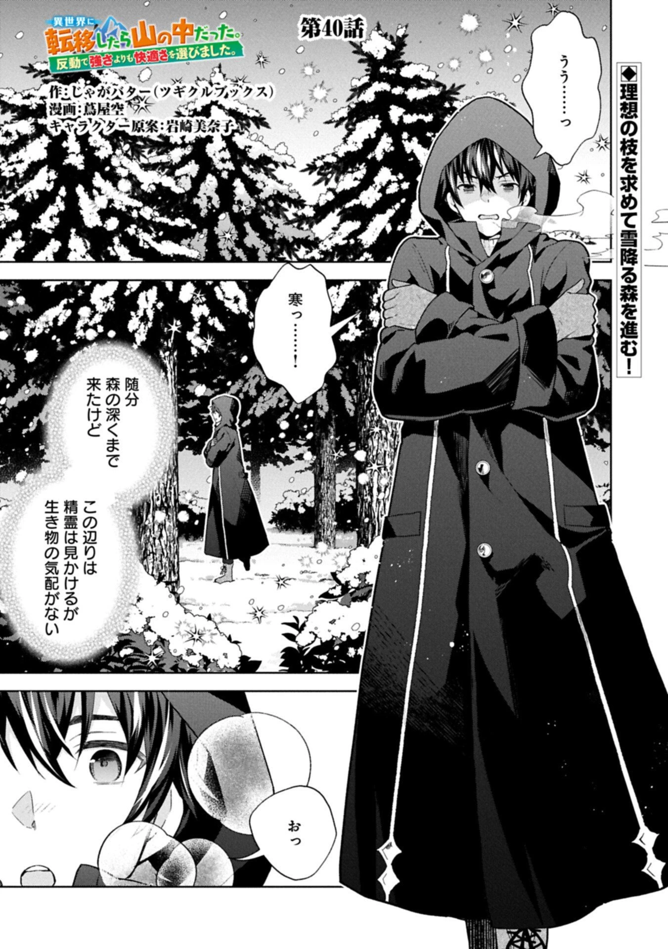 異世界に転移したら山の中だった。反動で強さよりも快適さを選びました。 第40話 - 1