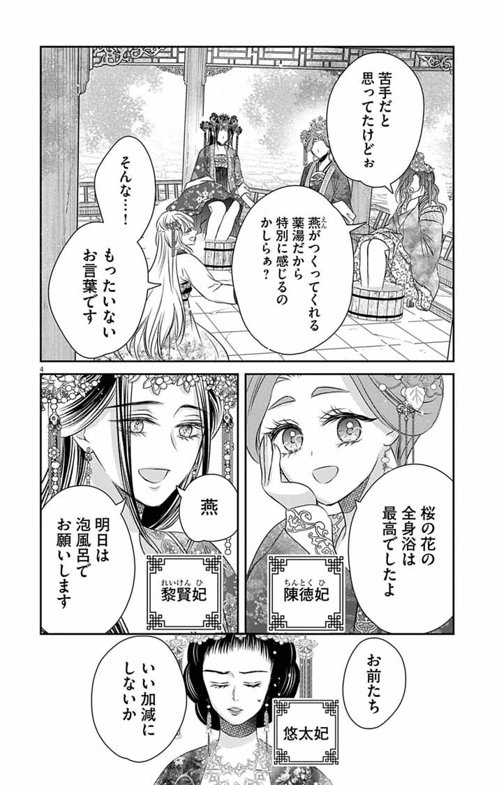 皇弟殿下の薬湯妃～初恋の人との駆け落ち先は後宮でした～ 第11話 - 4