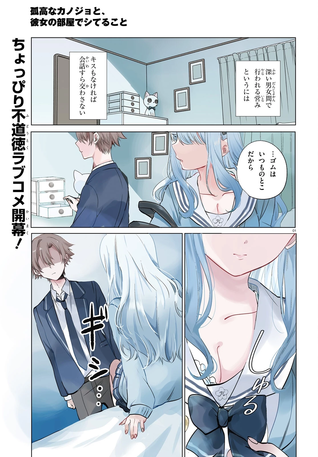 孤高なカノジョと、彼女の部屋でシてること 第1話 - 1