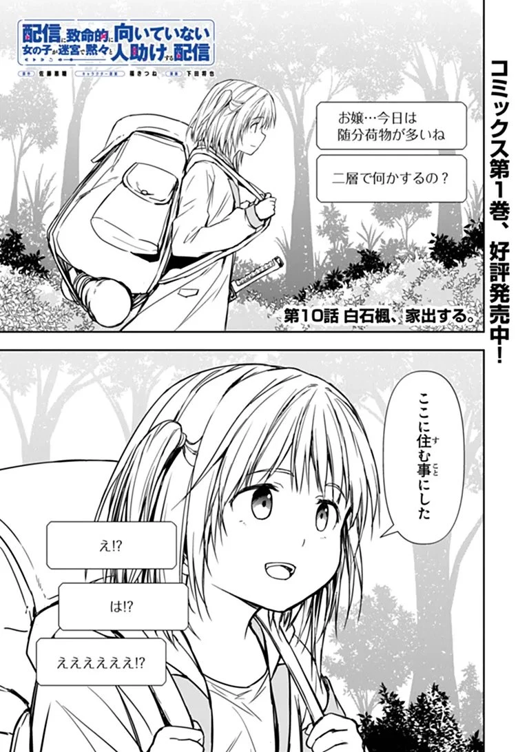 配信に致命的に向いていない女の子が迷宮で黙々と人助けする配信 第10話 - 1