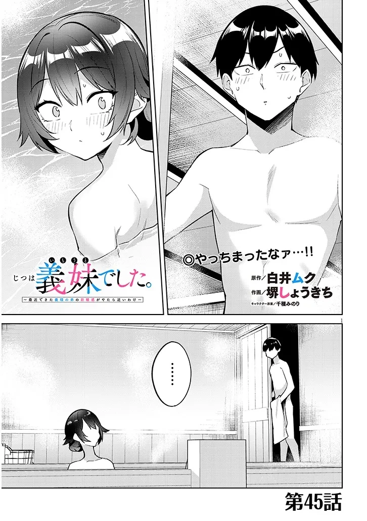 じつは義妹でした。～最近できた義理の弟の距離感がやたら近いわけ～ 第45話 - 1