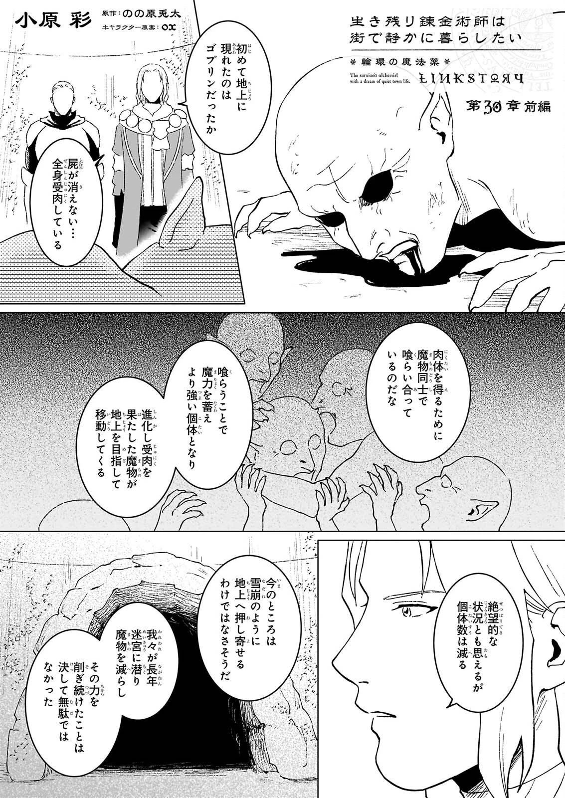 生き残り錬金術師は街で静かに暮らしたい ～輪環の魔法薬～ 第30話 - 1