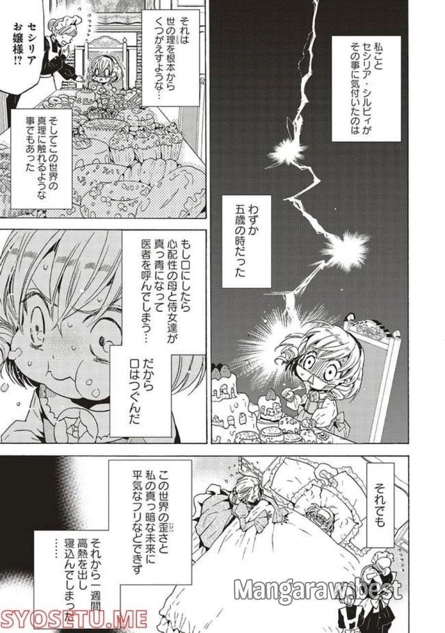 悪役令嬢、セシリア・シルビィは死にたくないので男装することにした。 第1話 - 5