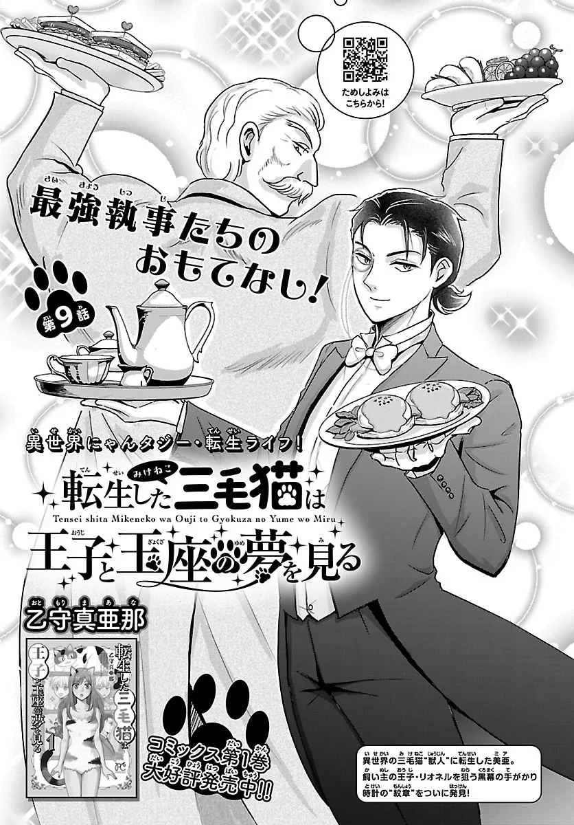 転生した三毛猫は王子と玉座の夢を見る 第9話 - 1