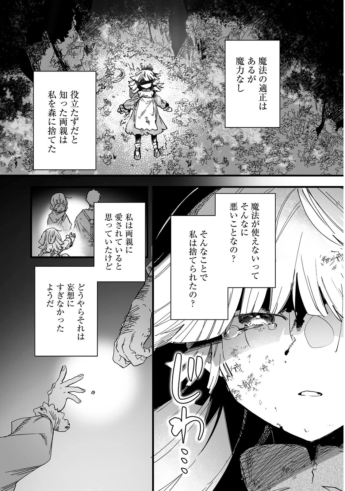 七彩の魔術師～捨てられた少女は二度目の人生を妖精と歩む～@COMIC 第1話 - 6