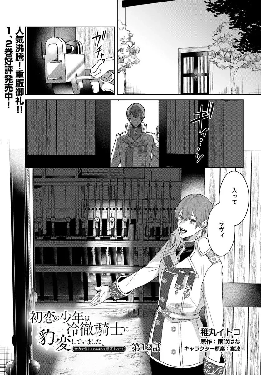 初恋の少年は冷徹騎士に豹変していました 全力で告白されるなんて想定外です!! 第12話 - 1