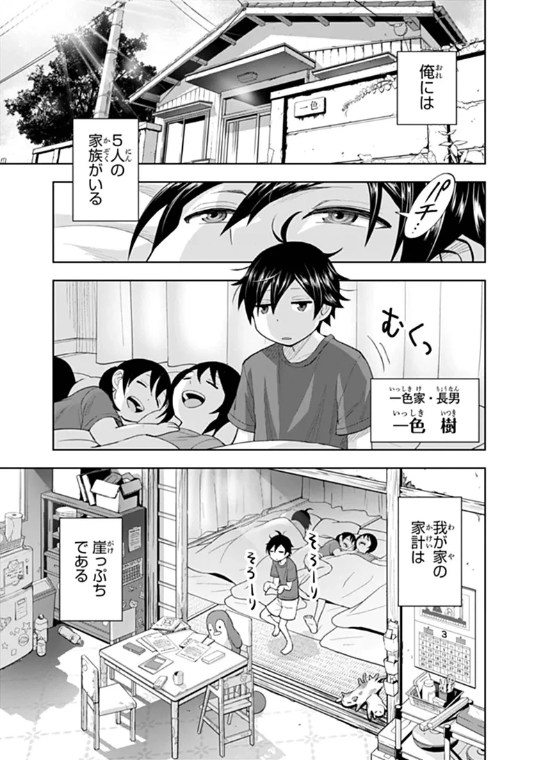 貧乏家族の長男ですが、家族のために頑張ってたら魔法の才能が覚醒しました 第1話 - 5