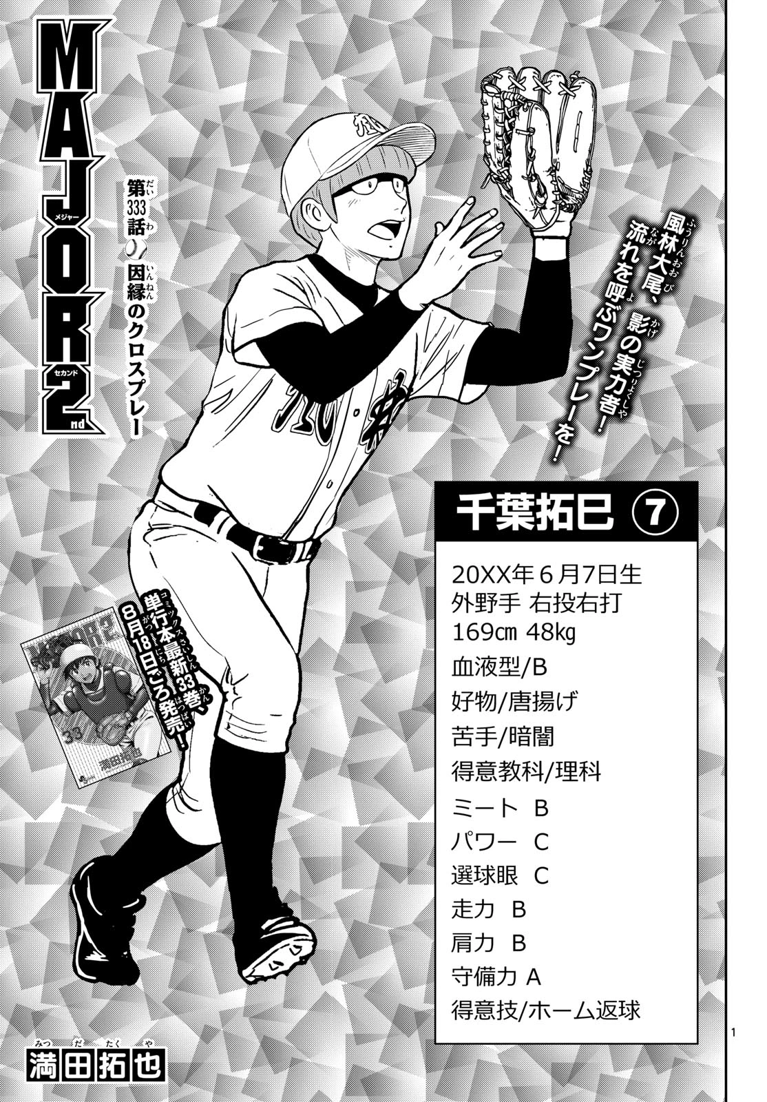 メジャーセカンド 第333話 - 1