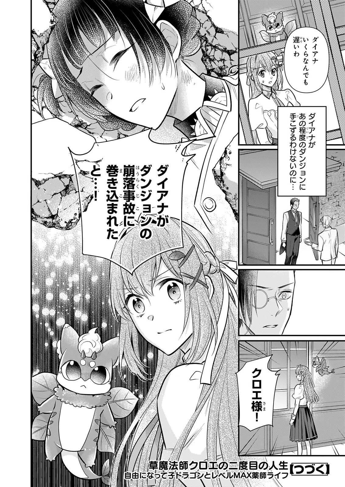 草魔法師クロエの二度目の人生 自由になって子ドラゴンとレベルMAX薬師ライフ 第44話 - 28
