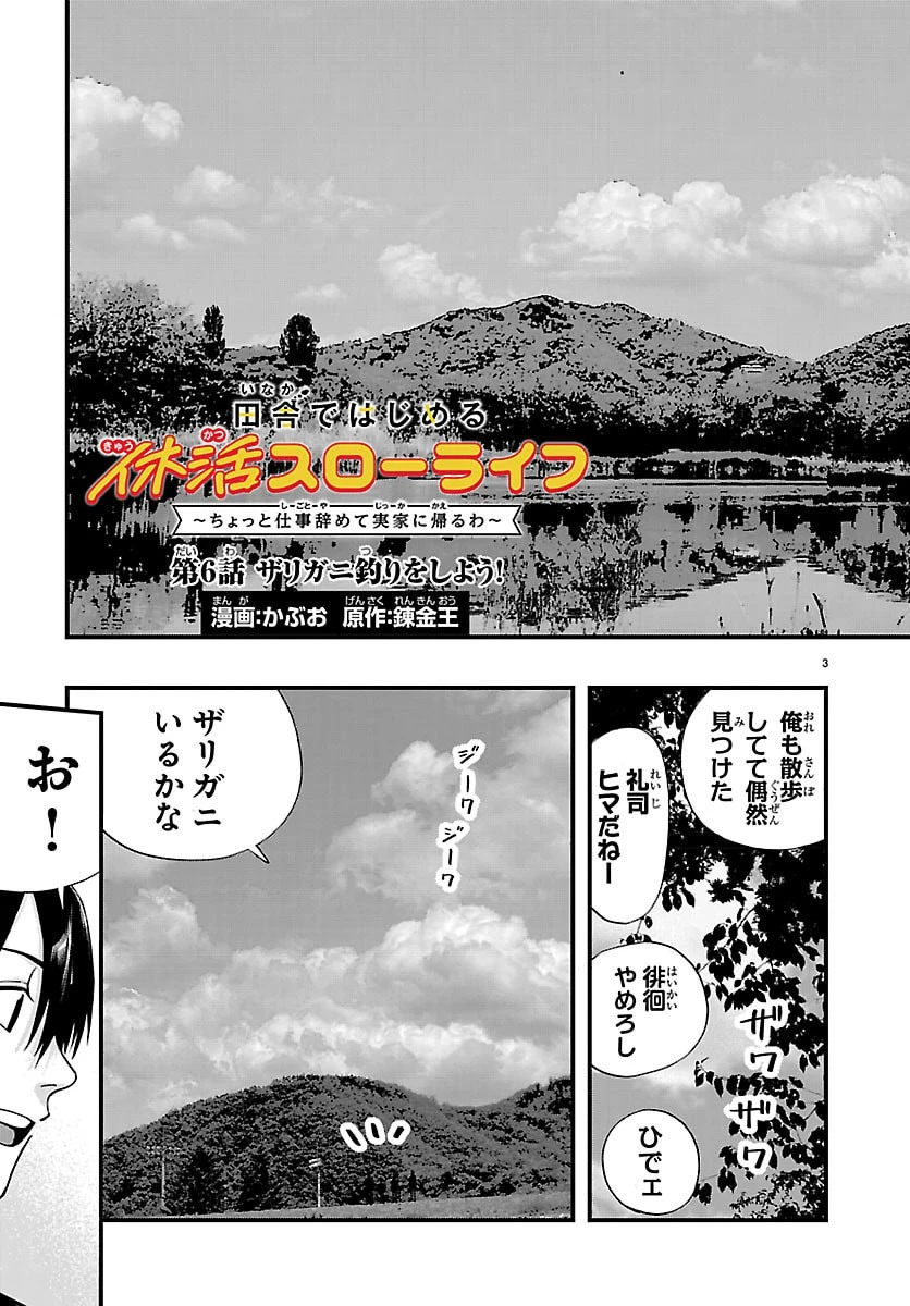 田舎ではじめる休活スローライフ～ちょっと仕事辞めて実家に帰るわ～ 第6話 - 3