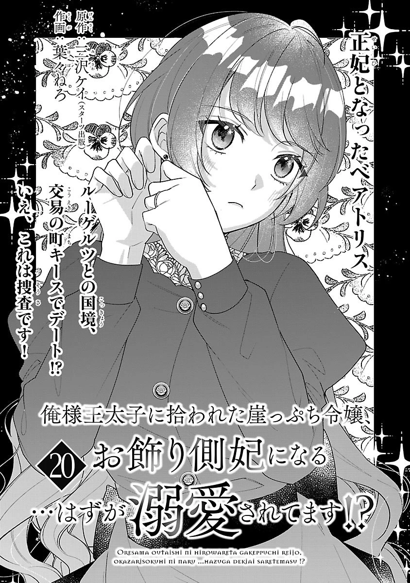 俺様王太子に拾われた崖っぷち令嬢、お飾り側妃になる…はずが溺愛されています!? 第20話 - 1