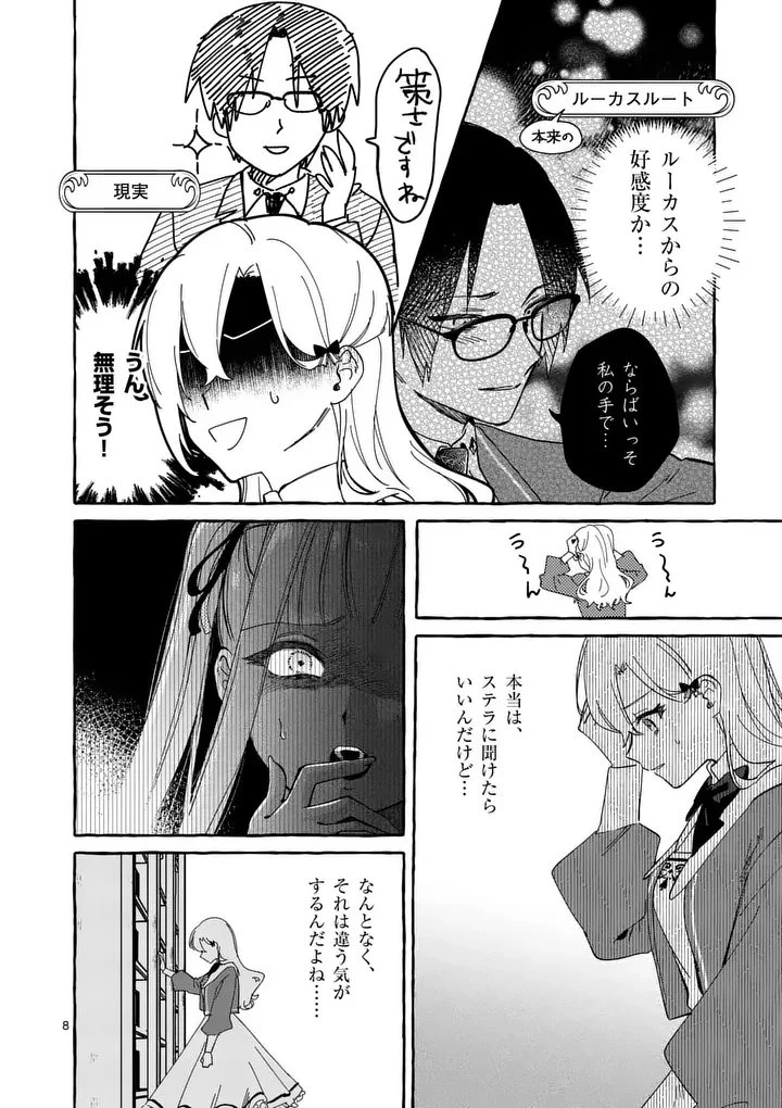 破滅を控えた悪役令嬢が無理してヒロインを演じた結果～怠惰な余生が憧れなのに、第二王子の溺愛ルートに困惑中～ 第15話 - 8