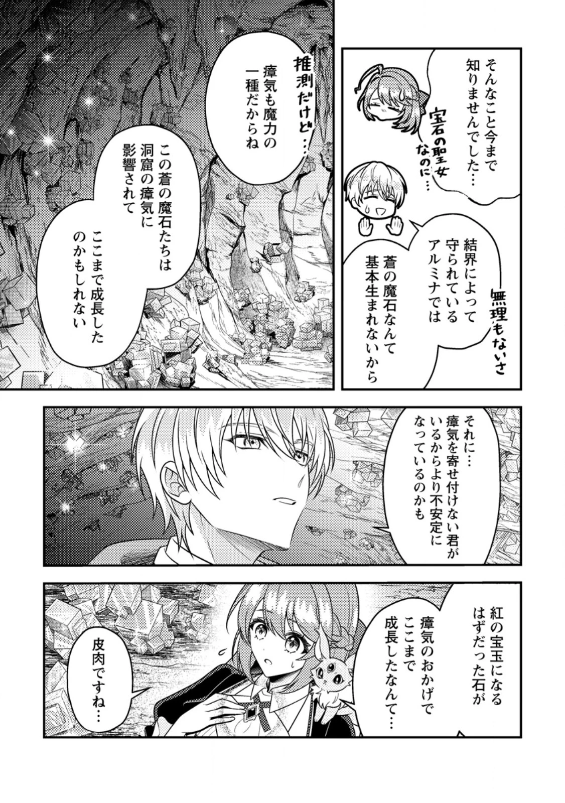 宝石の聖女―「欲深女め!」と追放されたけど、隣国の王子様と幸せに暮らすのであとはもうご勝手に!― 第7話 - 4