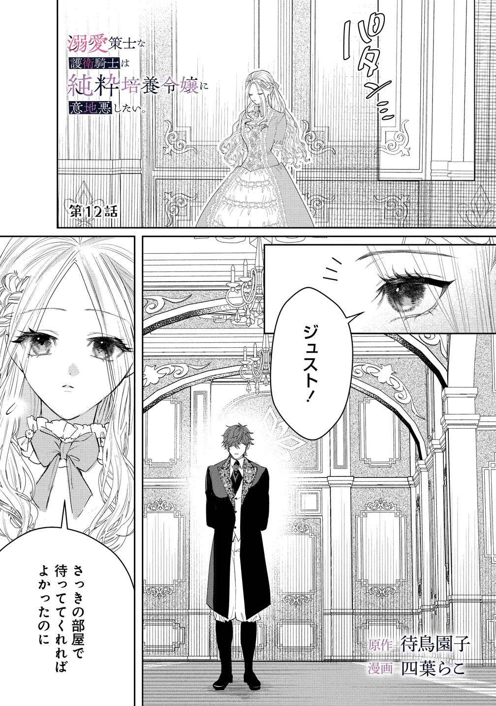 溺愛策士な護衛騎士は純粋培養令嬢に意地悪したい。 第12話 - 1