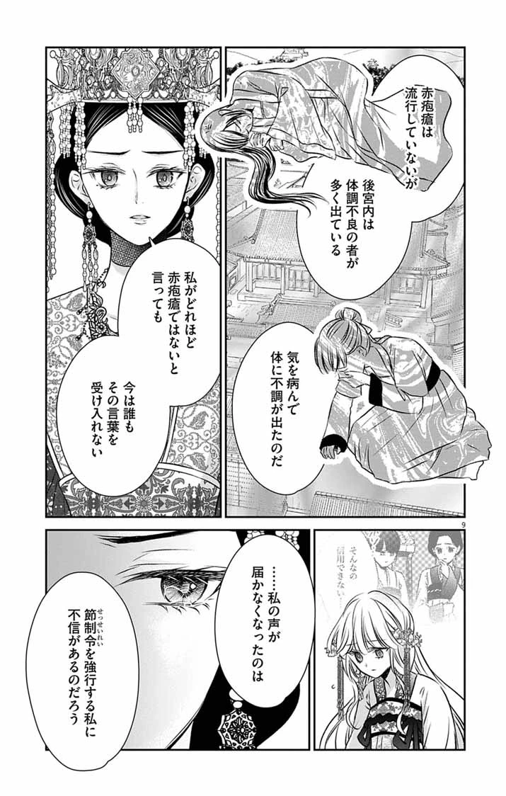皇弟殿下の薬湯妃～初恋の人との駆け落ち先は後宮でした～ 第15話 - 9