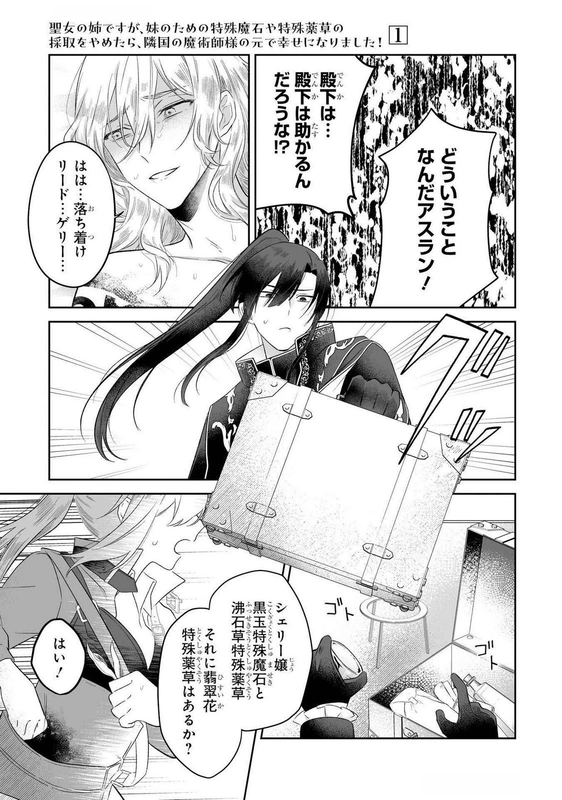 聖女の姉ですが、妹のための特殊魔石や特殊薬草の採取をやめたら、隣国の魔術師様の元で幸せになりました！ 第3話 - 19