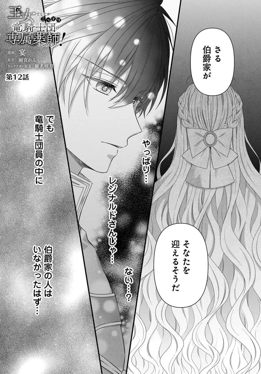 王女でしたがこっそり竜騎士団の専属薬師になりました! 第12話 - 1