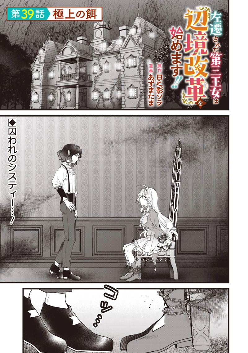 左遷された第三王女は『辺境改革』を始めます!! 第39話 - 1