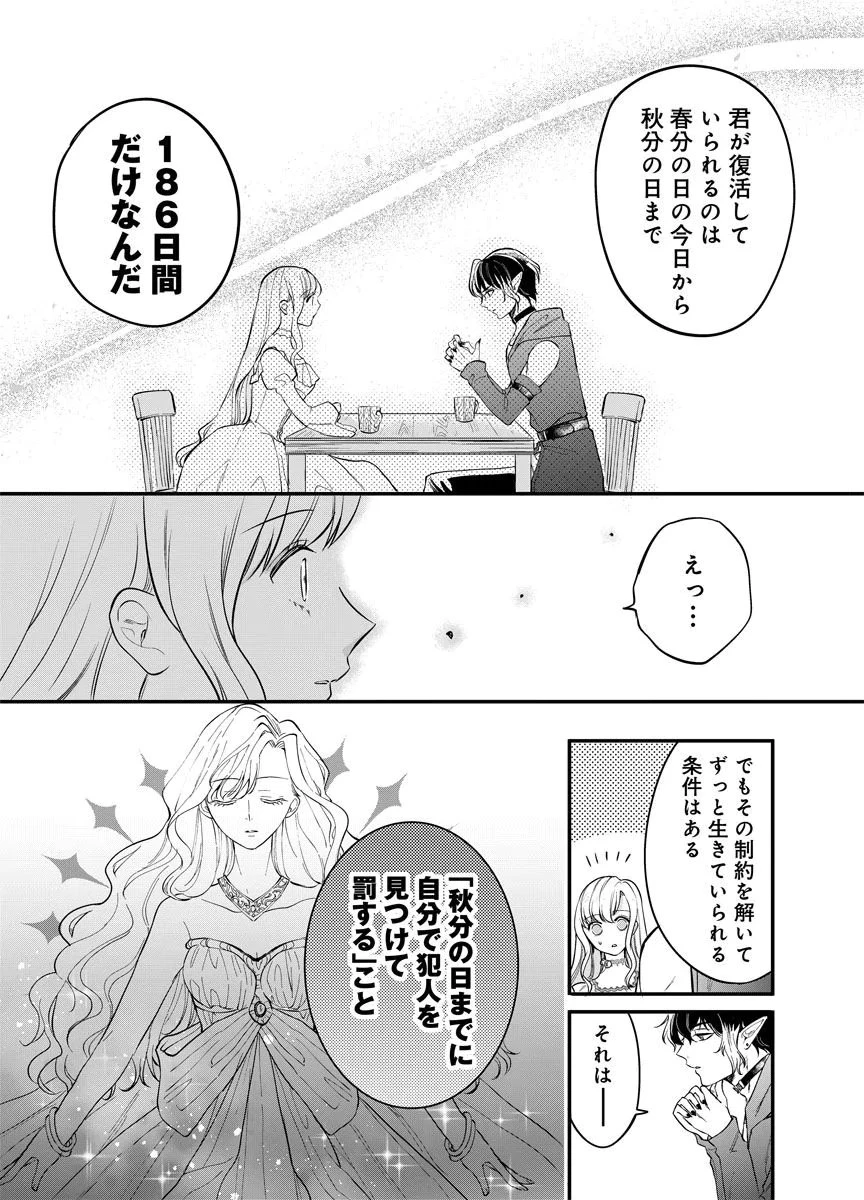 蘇り令嬢　～私が再び死ぬまで186日、復讐の誓いは墓場から～ 第1話 - 39