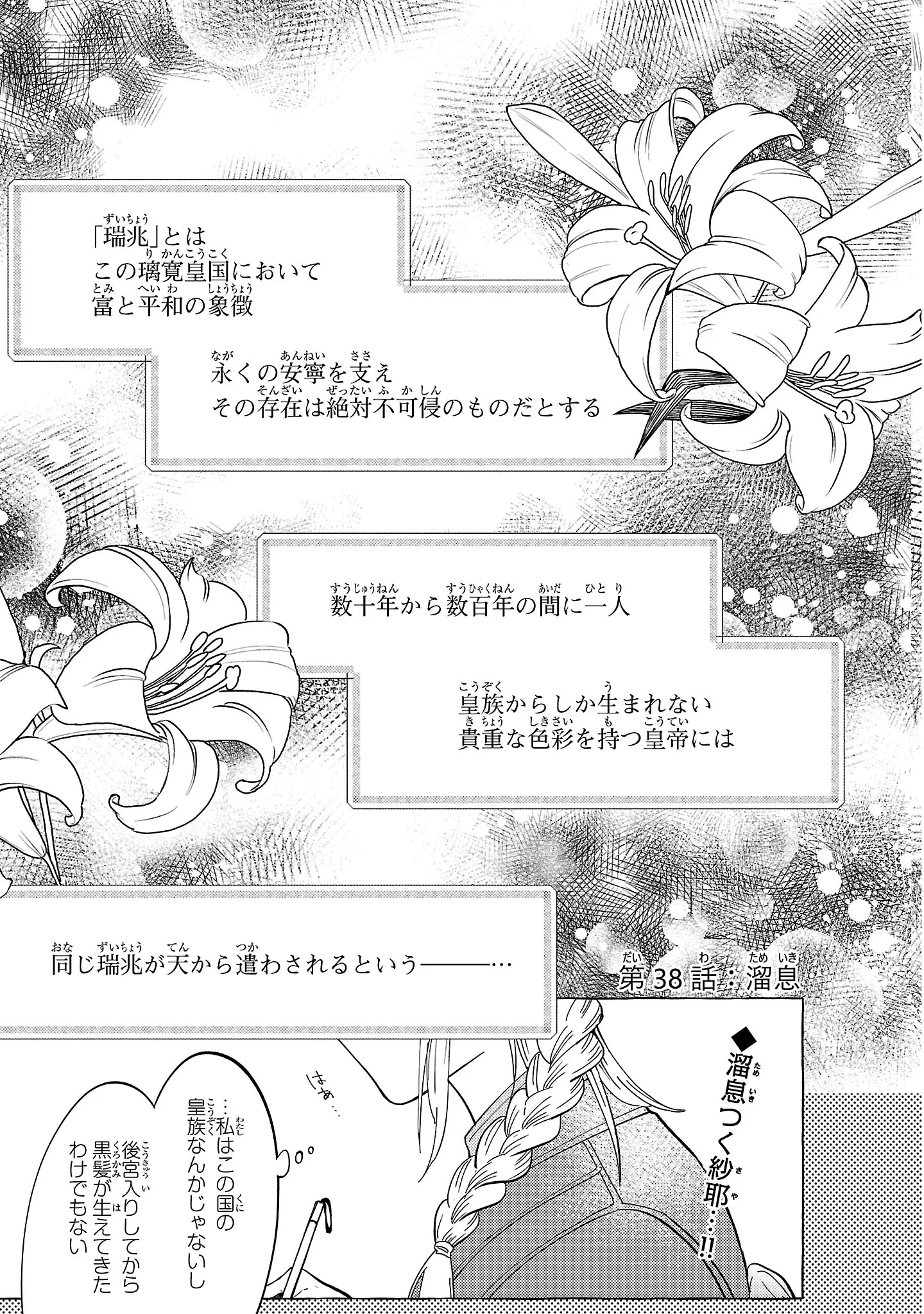 璃寛皇国ひきこもり瑞兆妃伝日々後宮を抜け出し、有能官吏やってます。 第38話 - 1