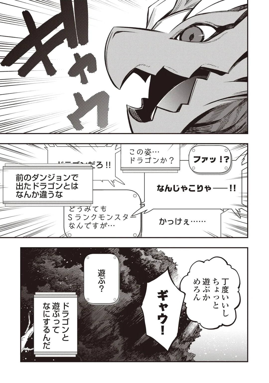 ただのFランク探索者さん、うっかりSランク魔物をぶっとばす 規格外ダンジョンに住んでいるので、無自覚に最強でした 第2話 - 17