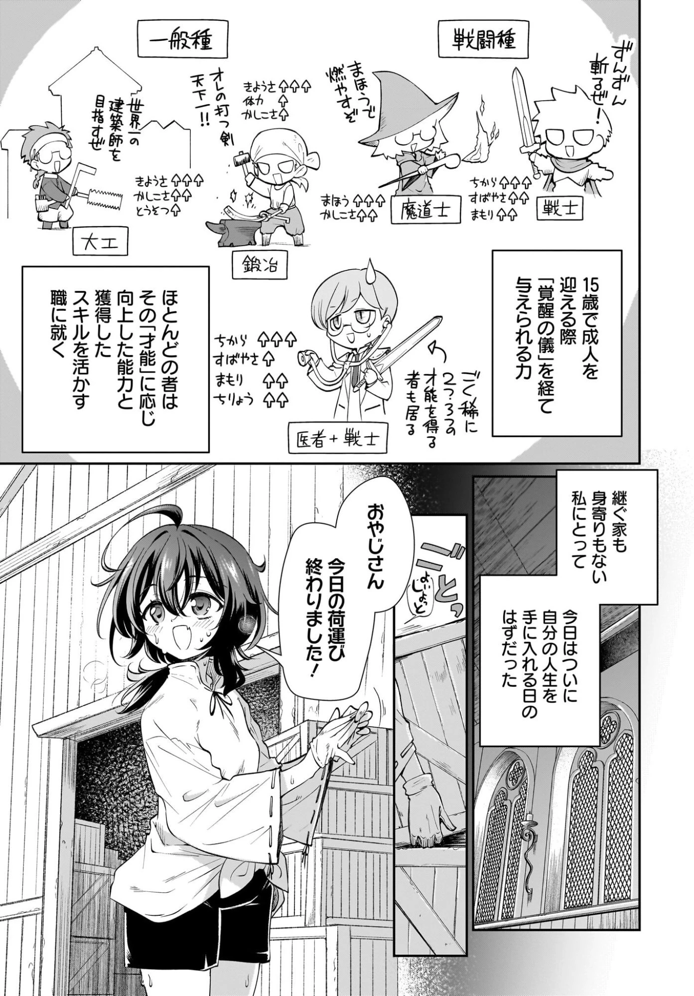 盗賊少女に転生したけど、周回ボーナスで楽勝です！ 100％盗む＆逃げるでラクラク冒険者生活 第1話 - 5