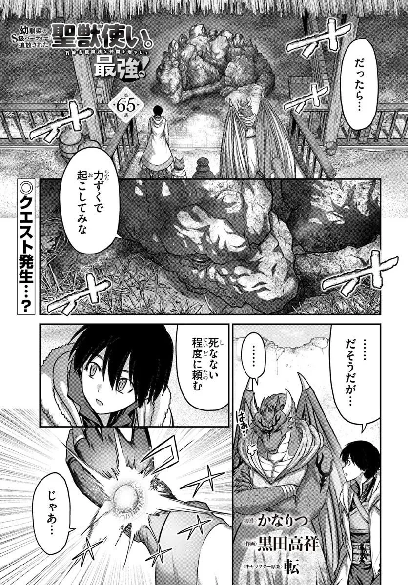 幼馴染のS級パーティーから追放された聖獣使い。万能支援魔法と仲間を増やして最強へ! 第65話 - 1