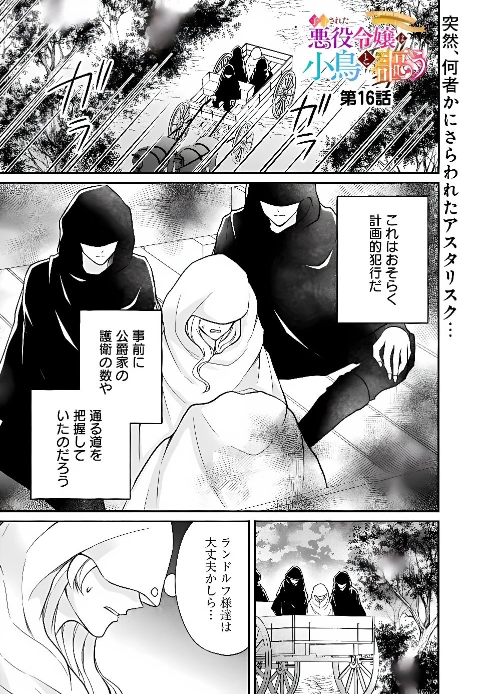 予言された悪役令嬢は小鳥と謳う ~未来を知る専属執事に「君を救う」と言われました~ 第16話 - 1