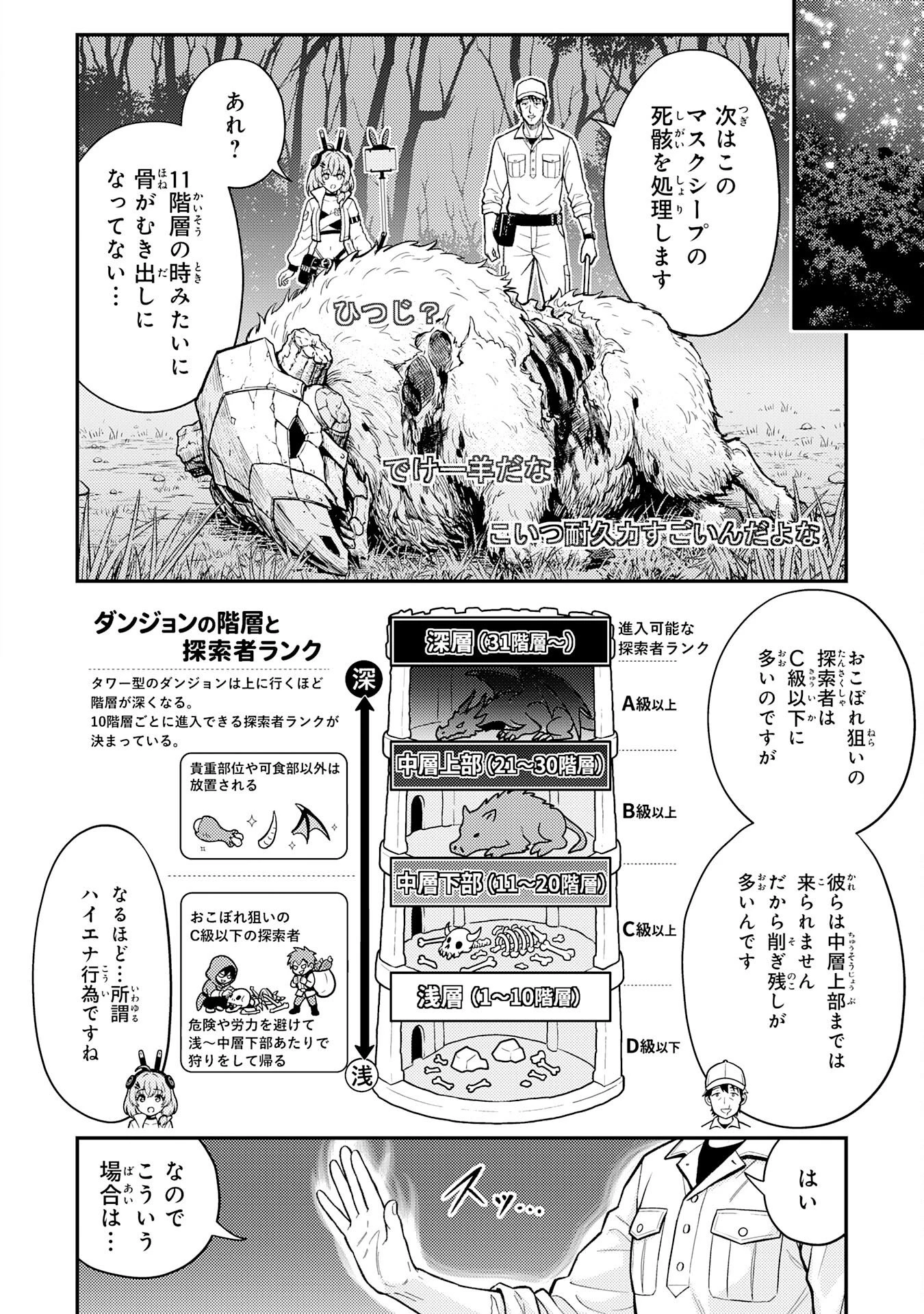 大迷宮のあとしまつ～ダンジョン清掃員のおじさん、強すぎて知らないうちにバズってしまう～ 第3話 - 4