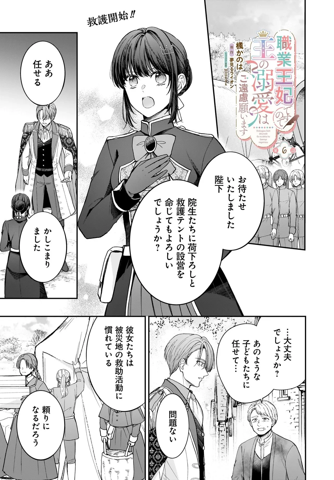 職業王妃ですので王の溺愛はご遠慮願います 第6話 - 1