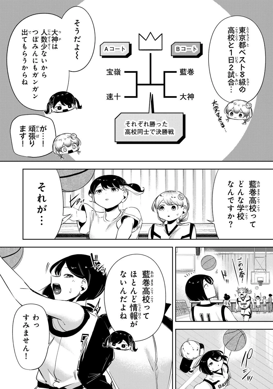 ハナバス　苔石花江のバスケ論 第77話 - 2