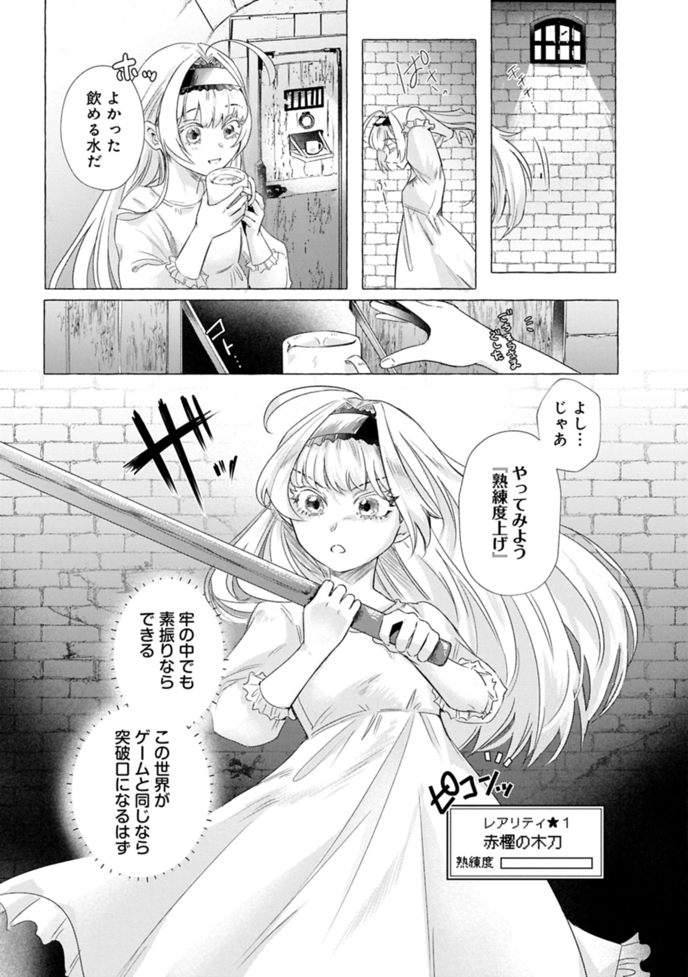 幽閉された王女ですが、生きのびるために努力していたら強くなりすぎてました～レベリング好きゲーマーの異世界無双～ 第1話 - 17