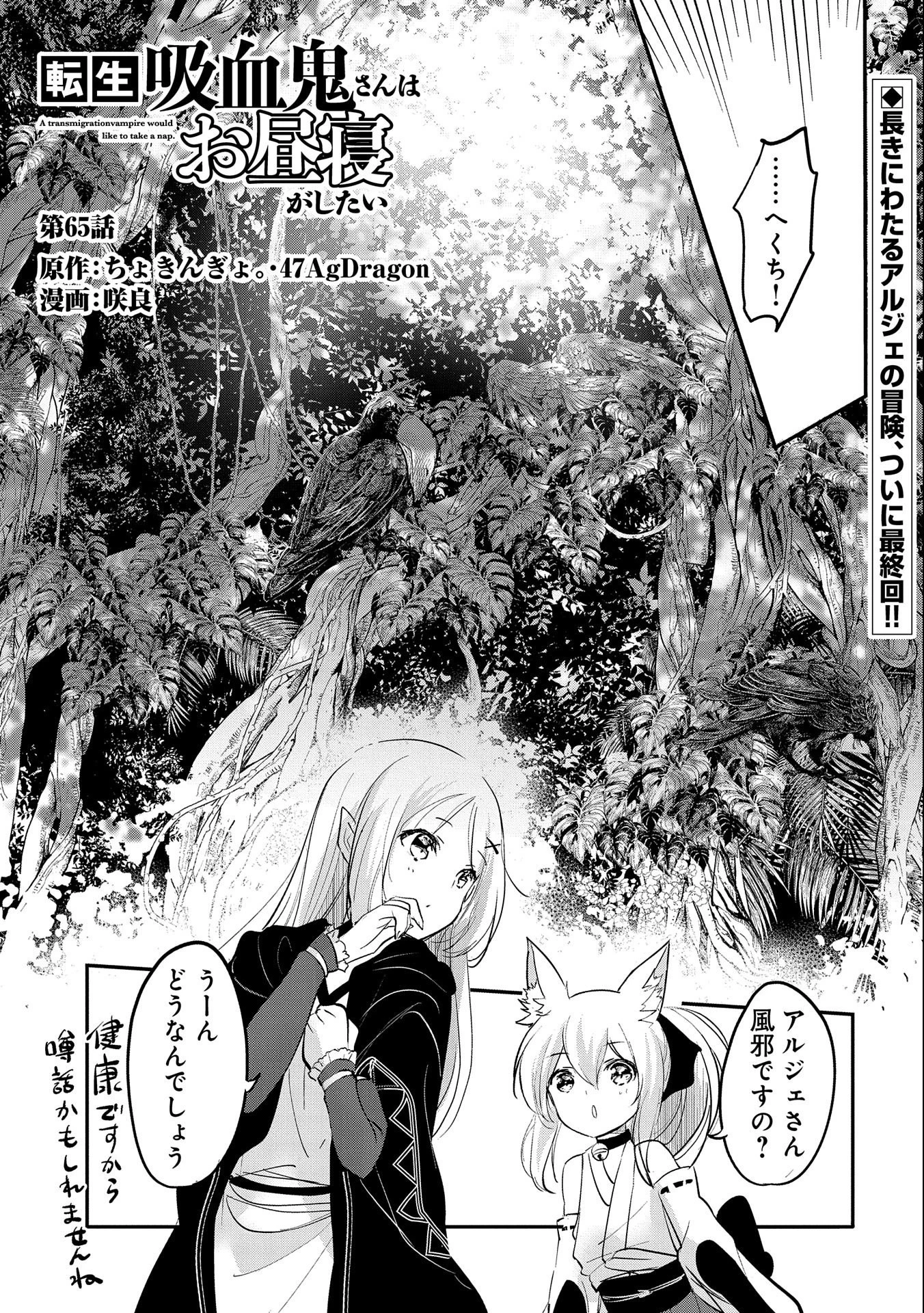 転生吸血鬼さんはお昼寝がしたい 第65話 - 1