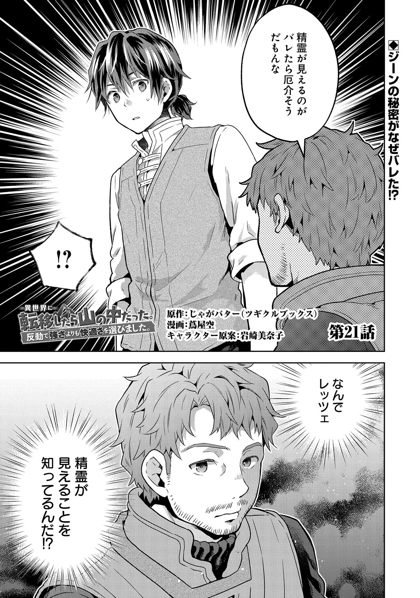異世界に転移したら山の中だった。反動で強さよりも快適さを選びました。 第21話 - 1