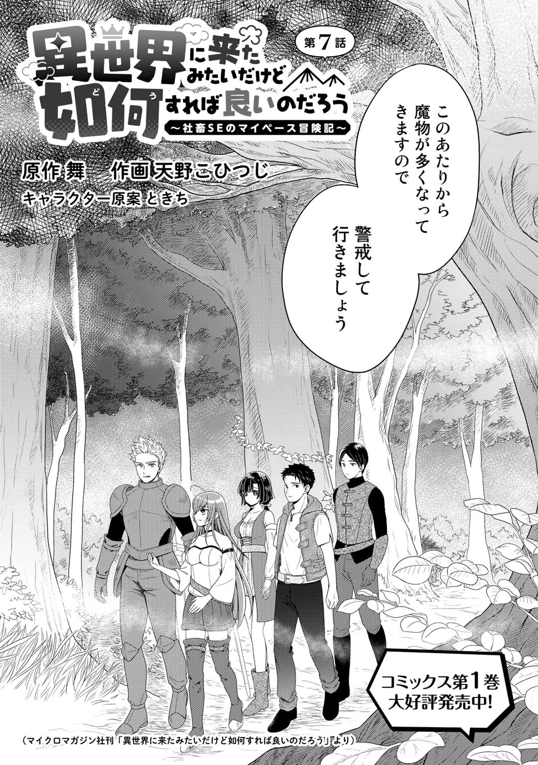 異世界に来たみたいだけど如何すれば良いのだろう～社畜SEのマイペース冒険記～ 第7話 - 1