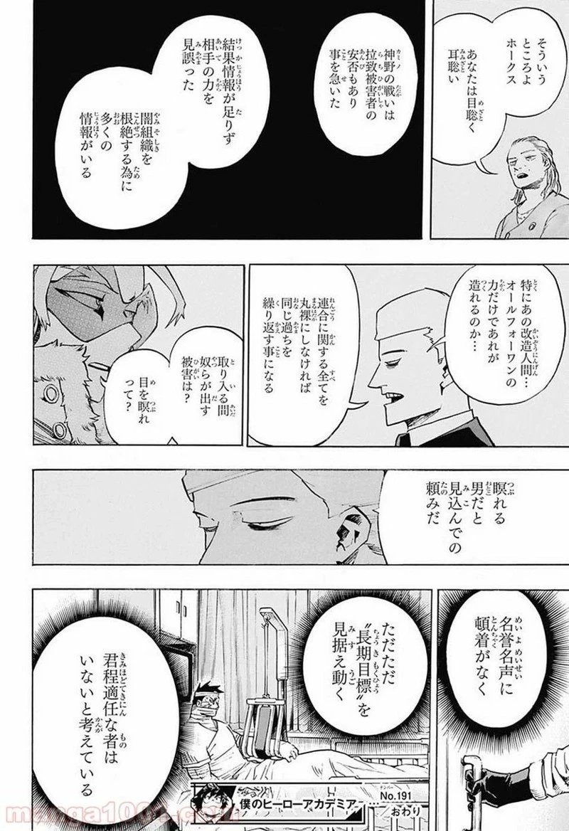 僕のヒーローアカデミア 第191話 - 14