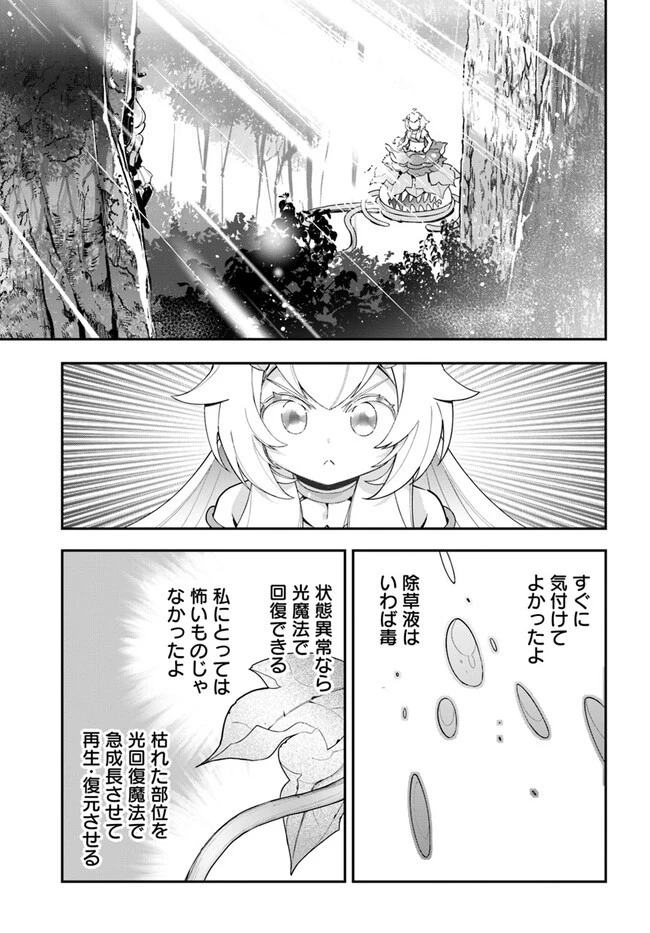 植物モンスター娘日記　～聖女だった私が裏切られた果てにアルラウネに転生してしまったので、これからは光合成をしながら静かに植物ライフを過ごします～ 第23話 - 15