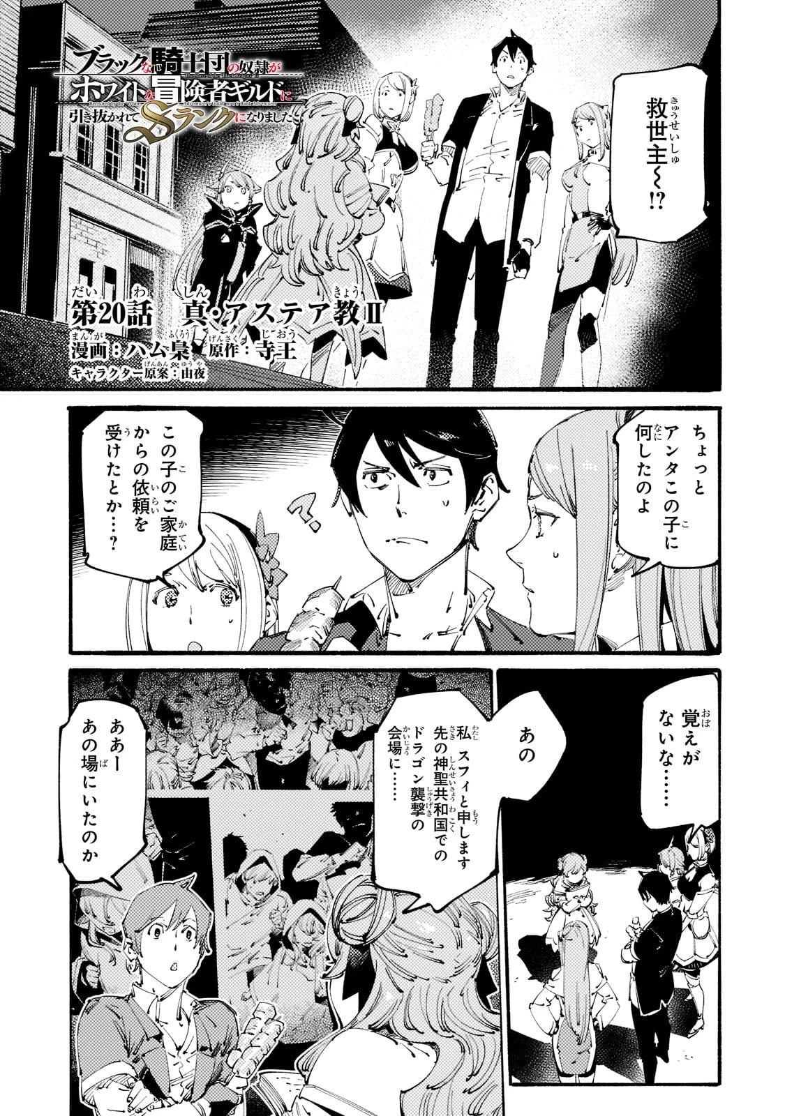 ブラックな騎士団の奴隷がホワイトな冒険者ギルドに引き抜かれてSランクになりました 第20話 - 1