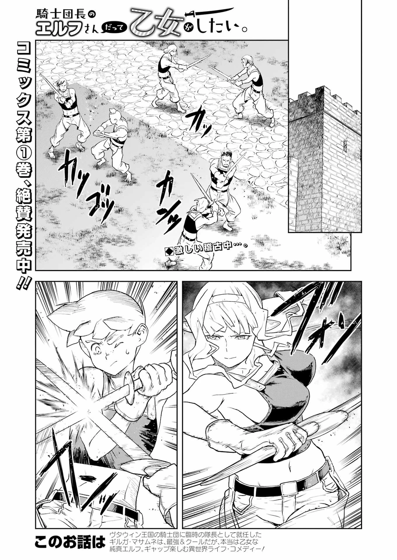 騎士団長のエルフさんだって乙女がしたい。 第14話 - 1