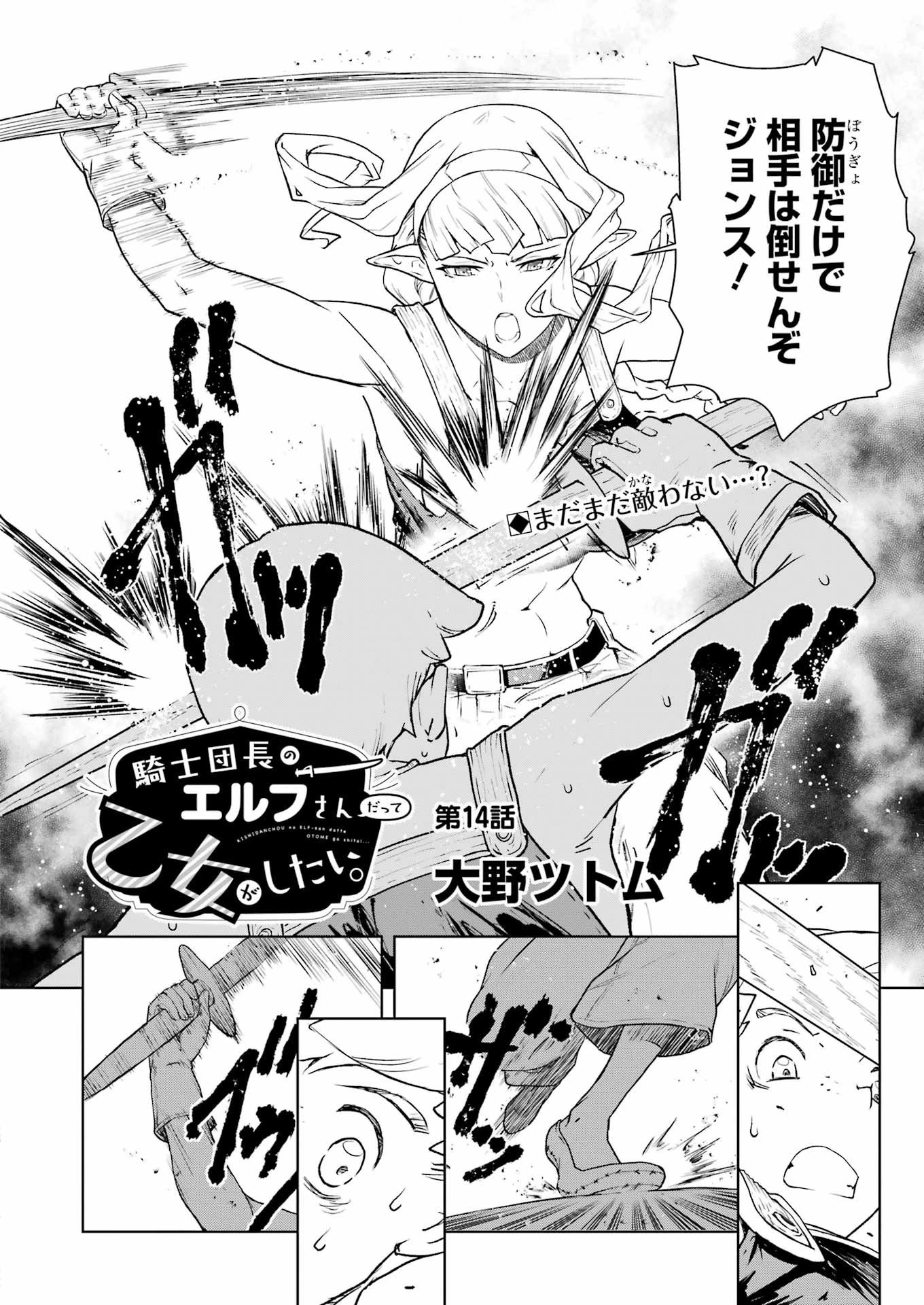 騎士団長のエルフさんだって乙女がしたい。 第14話 - 2