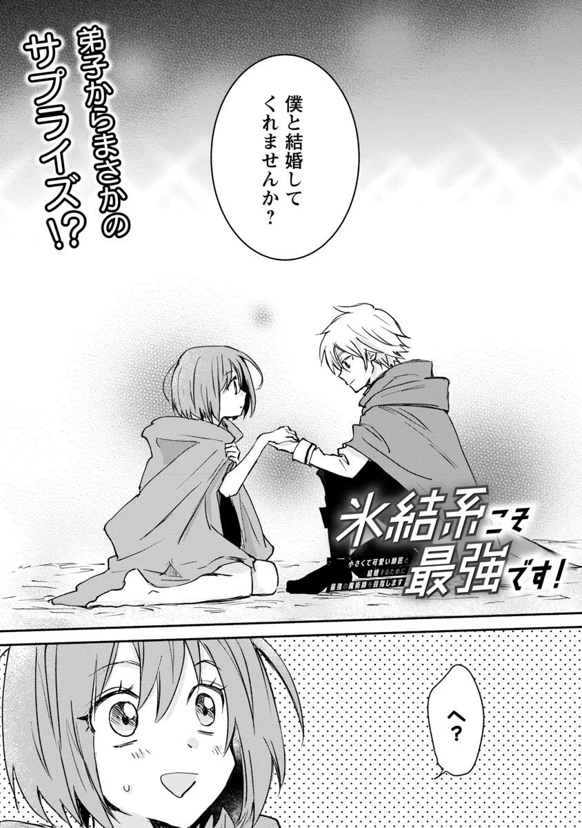 氷結系こそ最強です！～小さくて可愛い師匠と結婚するために最強の魔術師を目指します～ 第3話 - 1