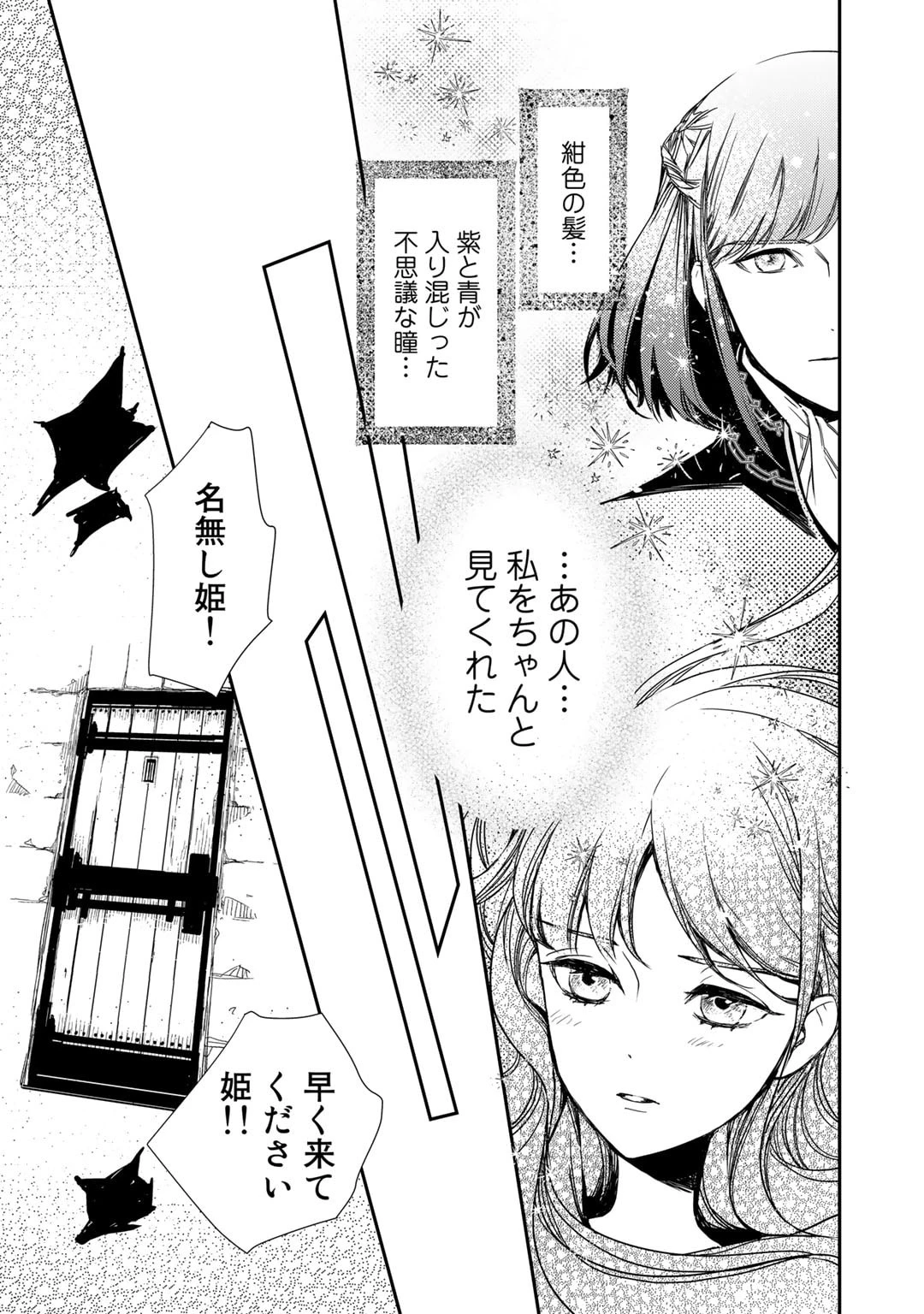 名無し姫は札をめくる〜隣国の大使に見初められて二束三文で売り払われた所、大使は王太子だったようです〜 第1話 - 25