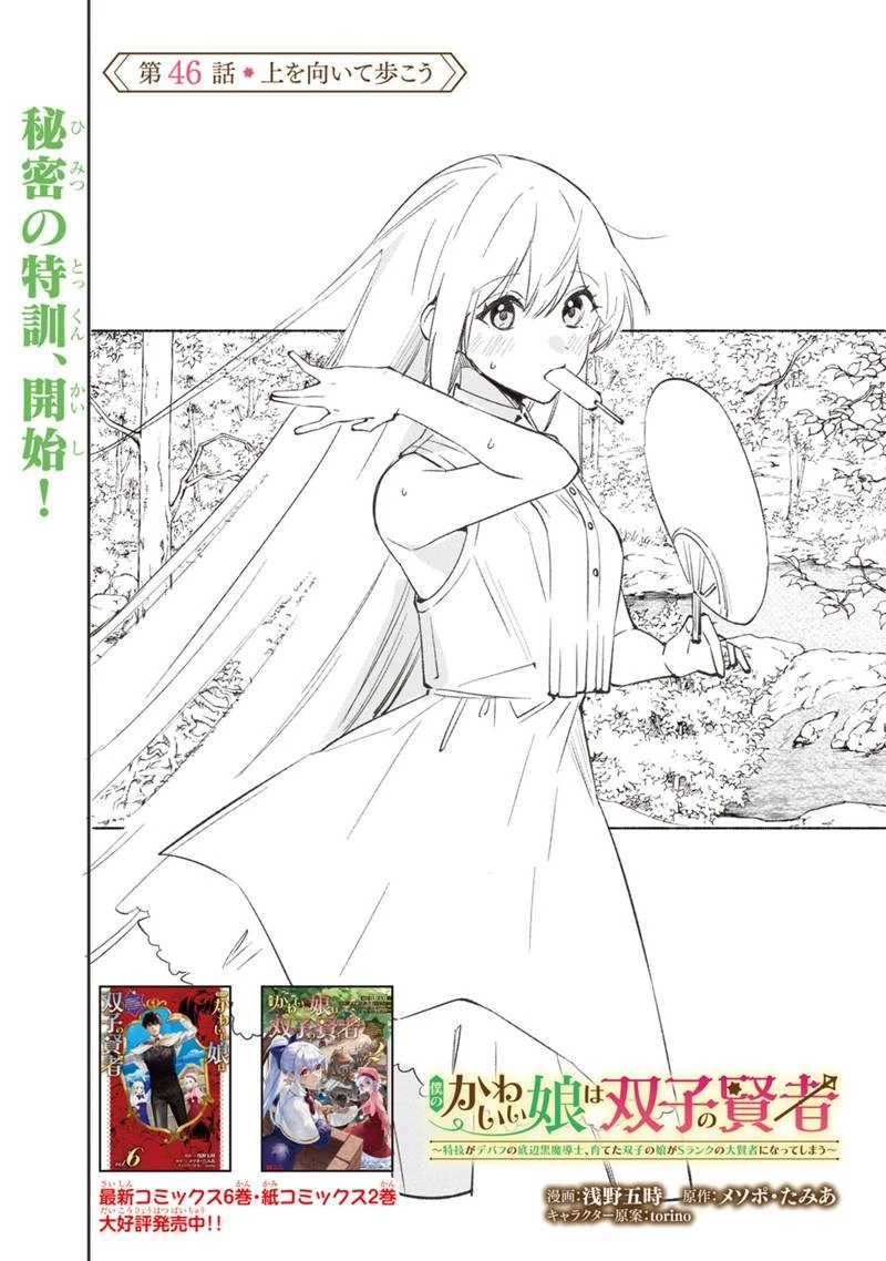 僕のかわいい娘は双子の賢者　～特技がデバフの底辺黒魔導士、育てた双子の娘がＳランクの大賢者になってしまう～;Bokunokawaīmusumewafutagonokenja~tokugigadebafunoteihenkuromadō-shi 第46話 - 2
