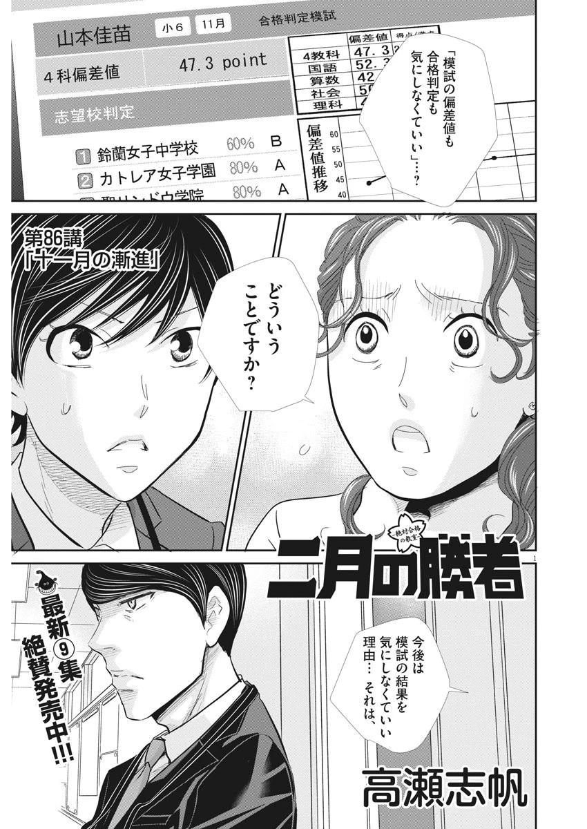 二月の勝者-絶対合格の教室- 第86話 - 1