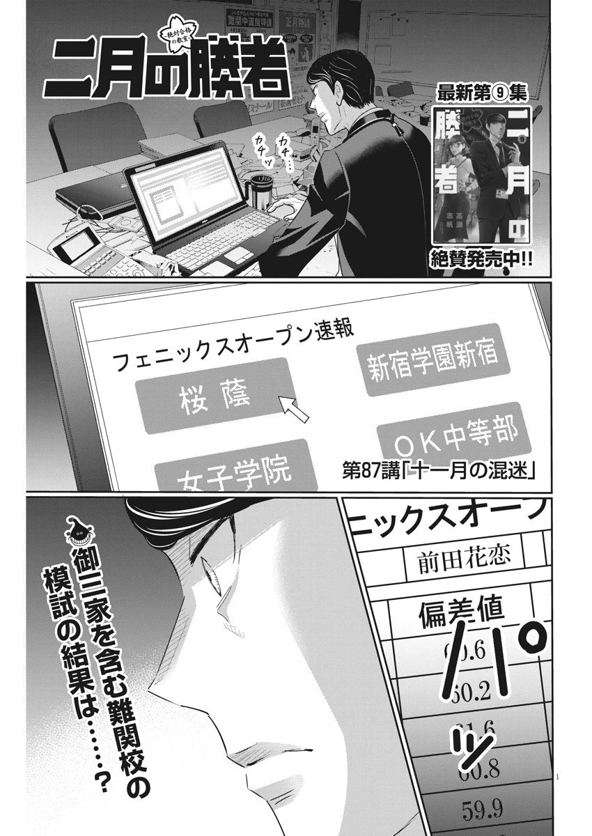 二月の勝者-絶対合格の教室- 第87話 - 1