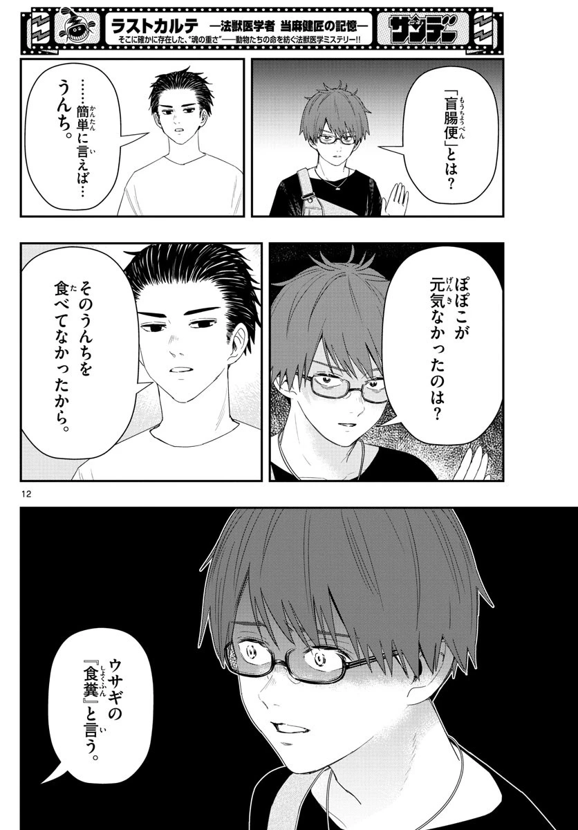 ラストカルテ-法獣医学者当麻健匠の記憶- 第32話 - 12