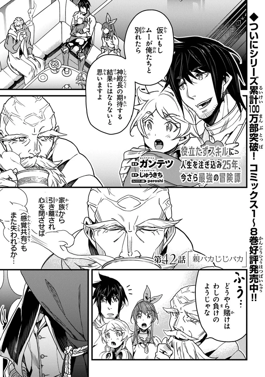 役立たずスキルに人生を注ぎ込み25年、今さら最強の冒険譚 第42話 - 1