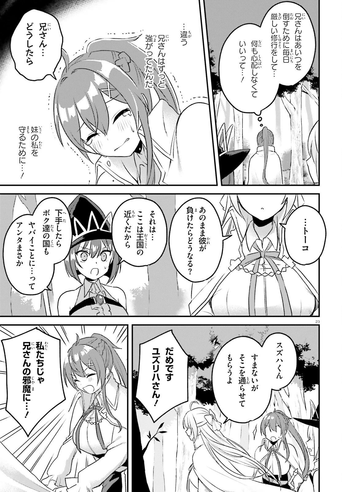 妹が女騎士学園に入学したらなぜか救国の英雄になりました。ぼくが。 第4話 - 23