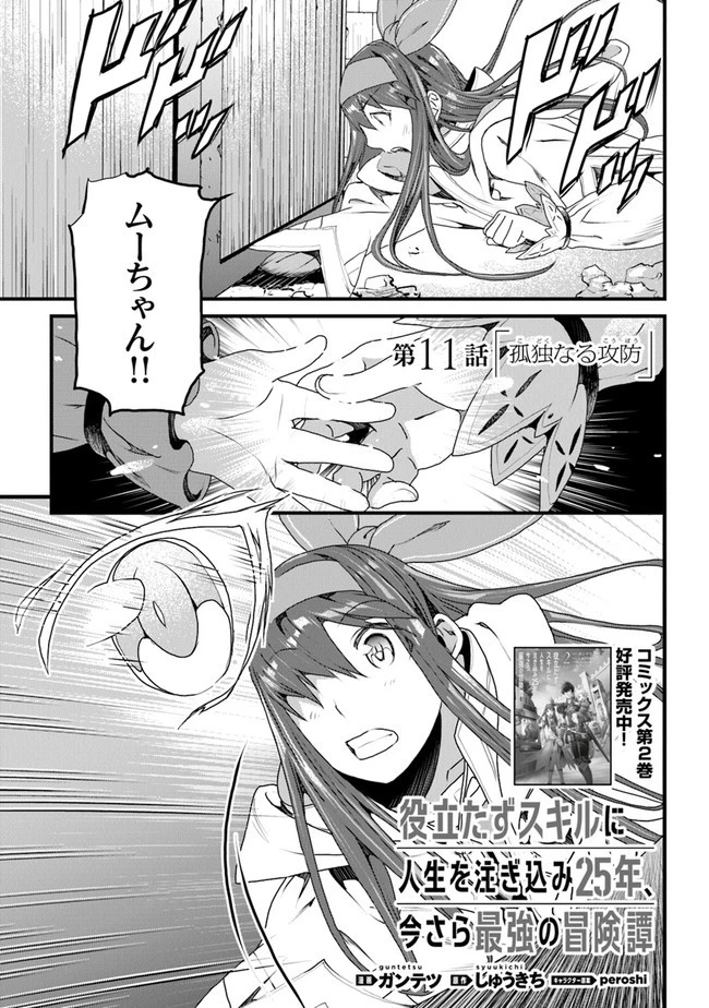 役立たずスキルに人生を注ぎ込み25年 第11話 - 1