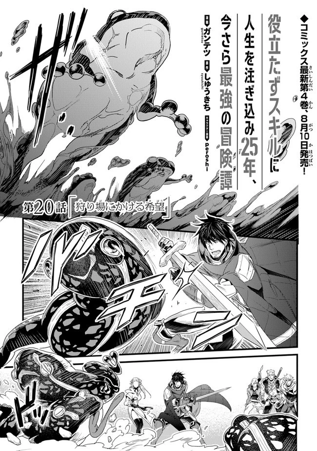 役立たずスキルに人生を注ぎ込み25年 第20話 - 1